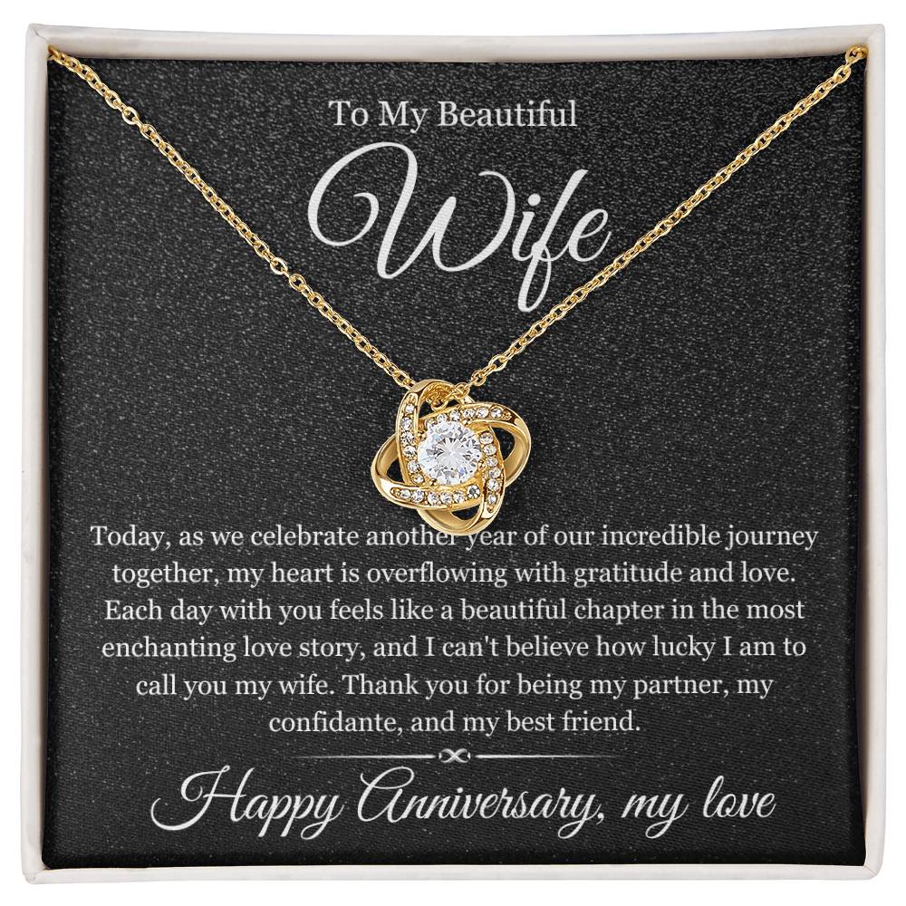 Anniversary Necklace To My Wife
