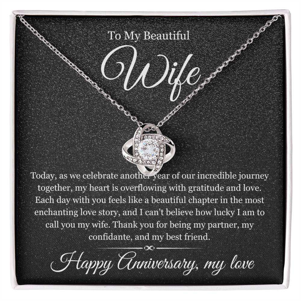 Anniversary Necklace To My Wife