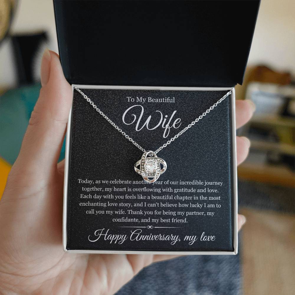 Anniversary Necklace To My Wife