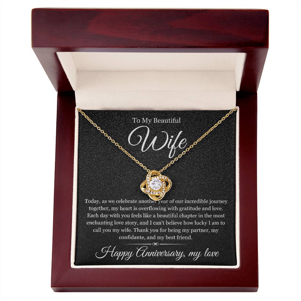 Anniversary Necklace To My Wife