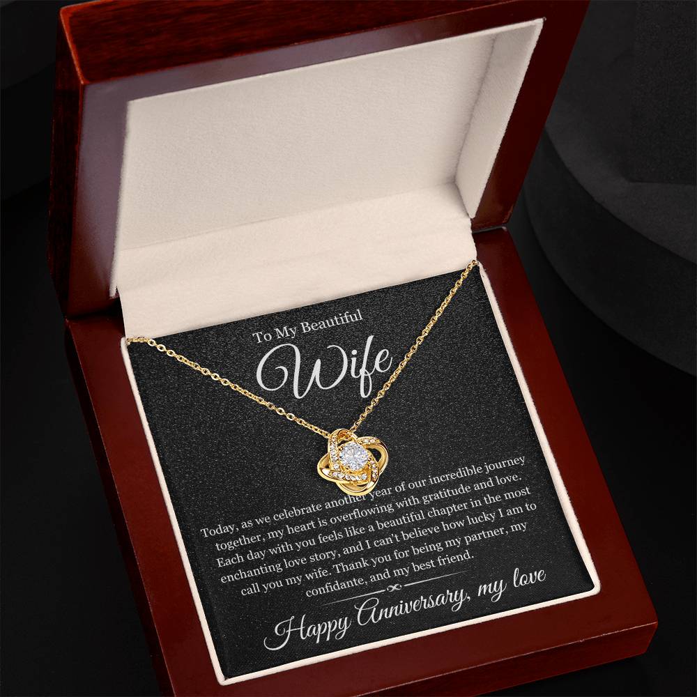 Anniversary Necklace To My Wife