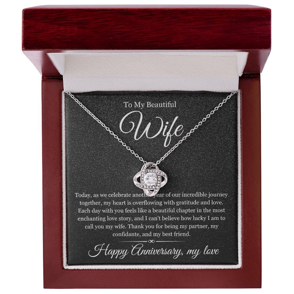Anniversary Necklace To My Wife