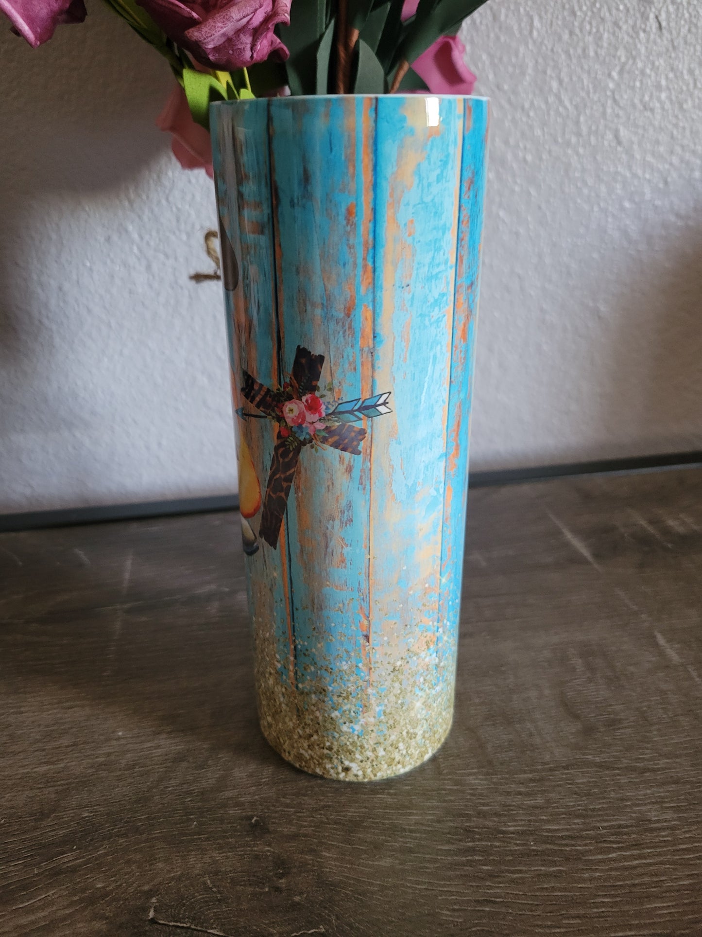 Teal Guitar Tumbler