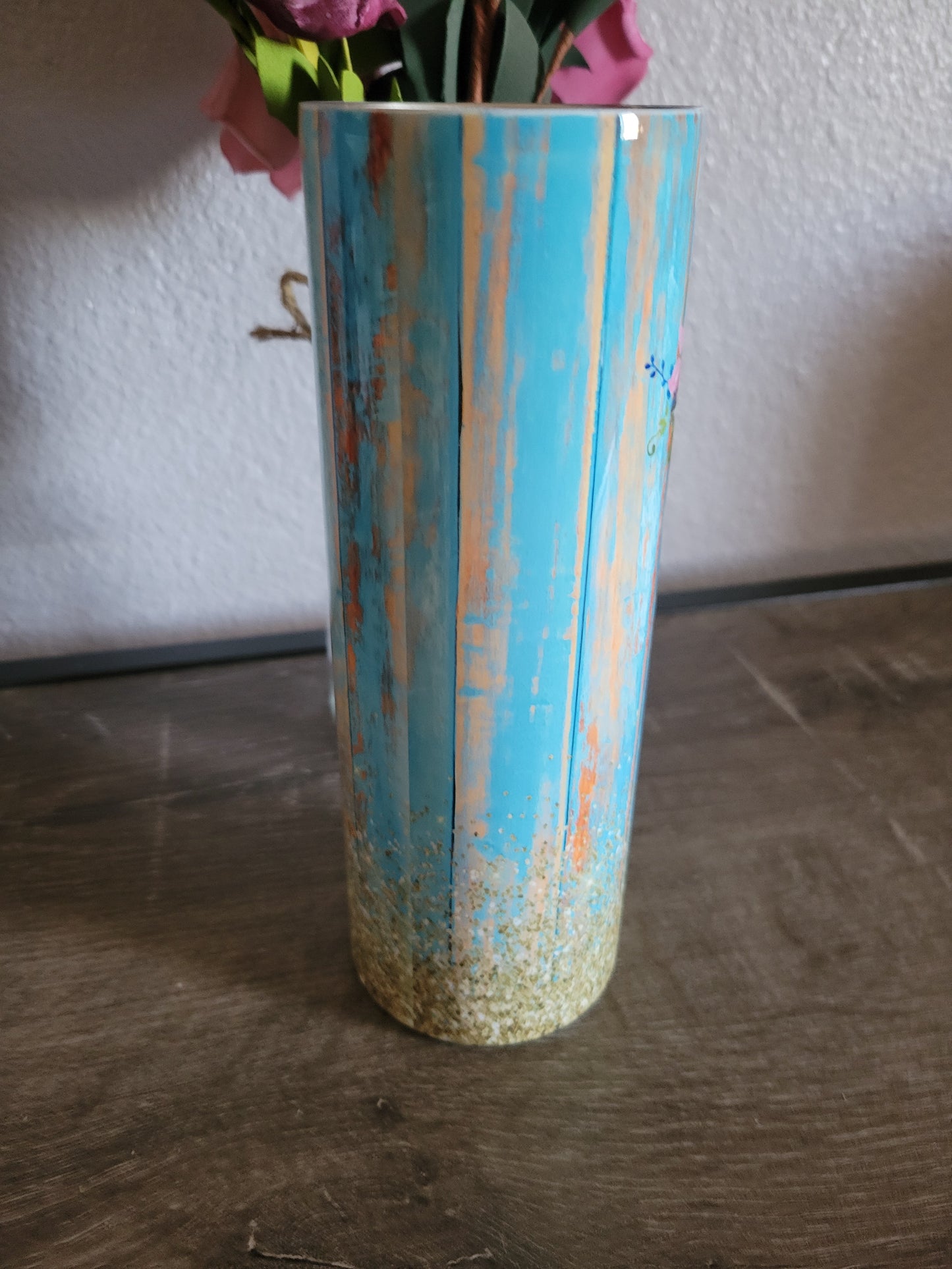 Teal Guitar Tumbler