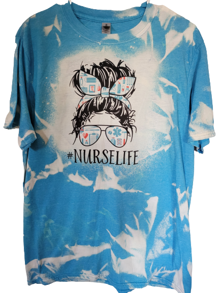 Nurse Life Bleached Tee