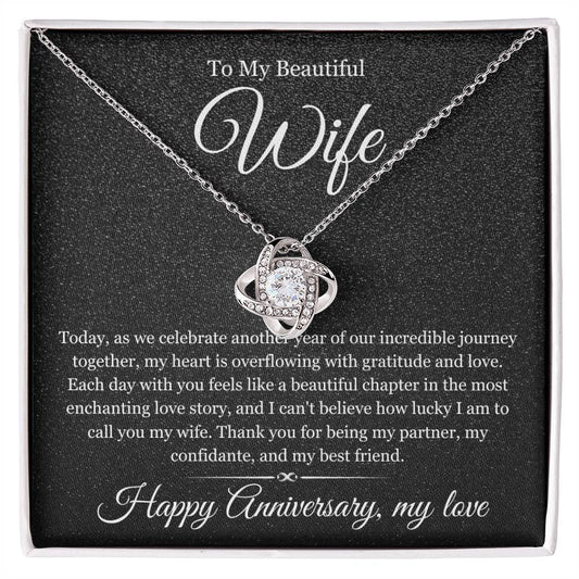 Anniversary Necklace To My Wife