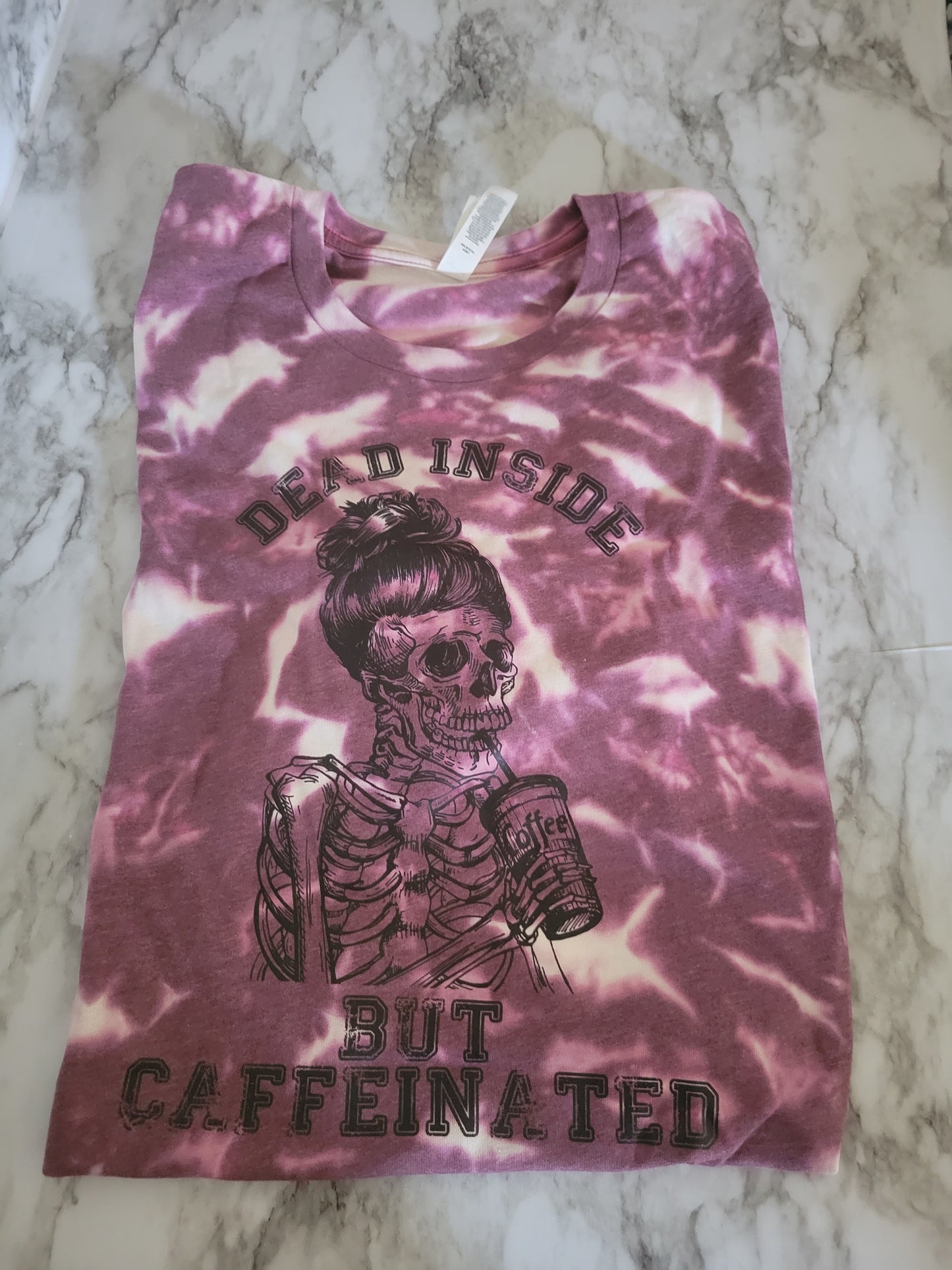 Dead inside but Caffeneited Tee