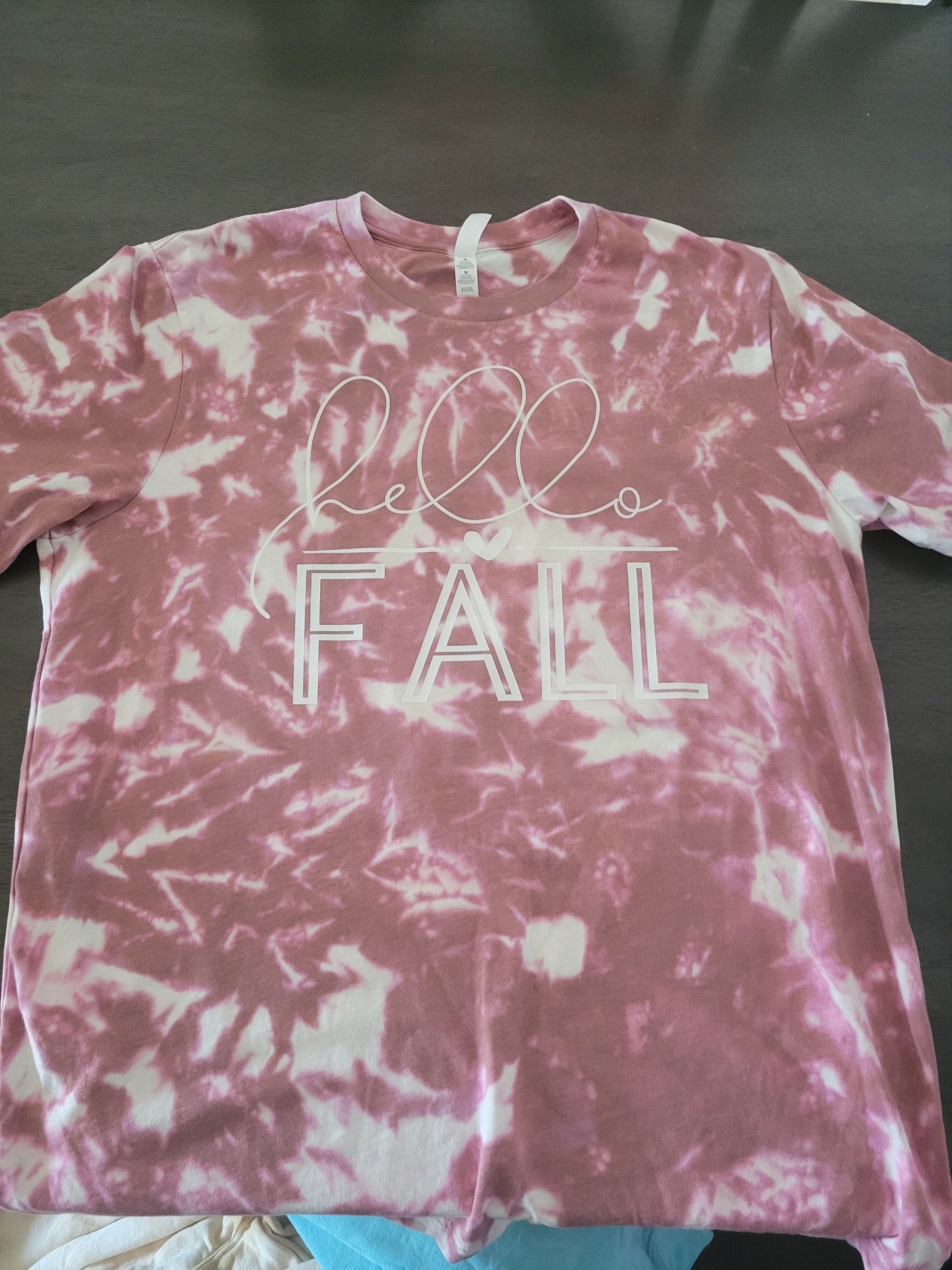 Hello Fall Bleached Tee