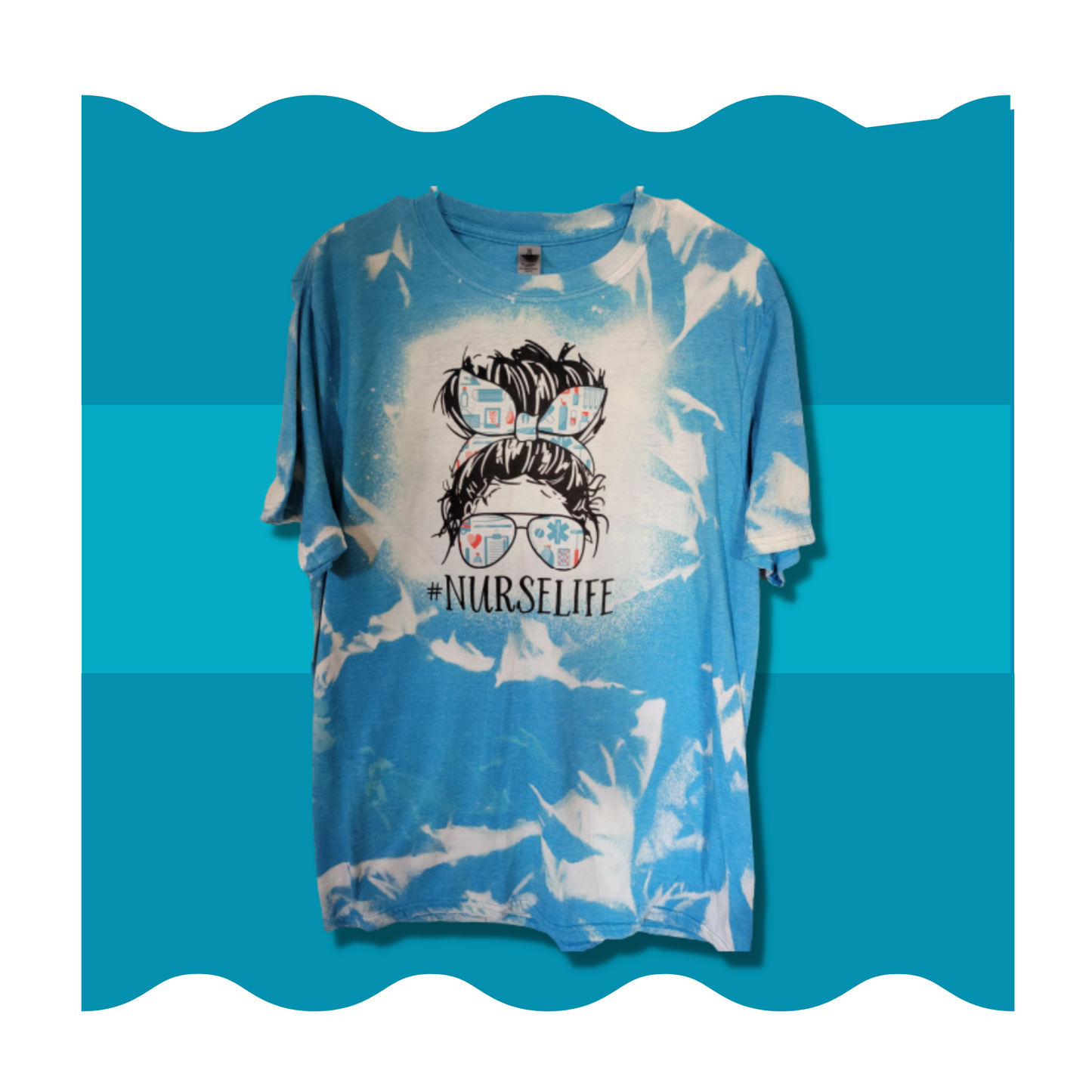 Nurse Life Bleached Tee